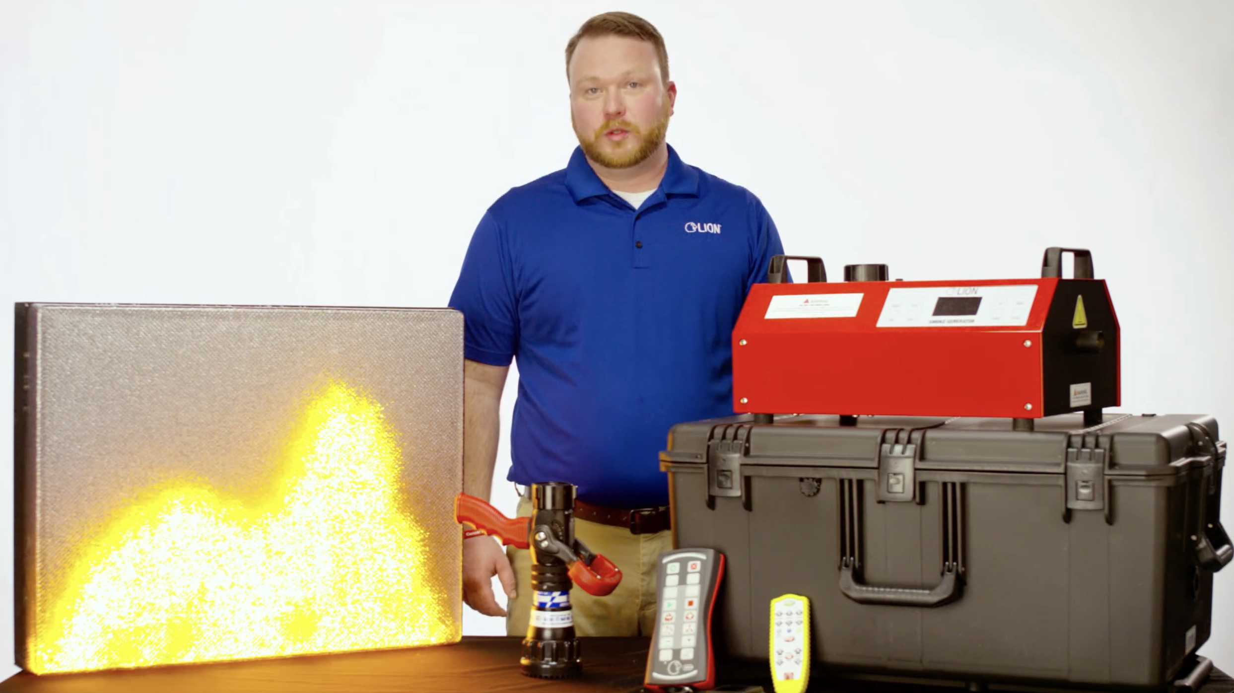 Lion Digital Fire System product demonstration video produced by Media Stream